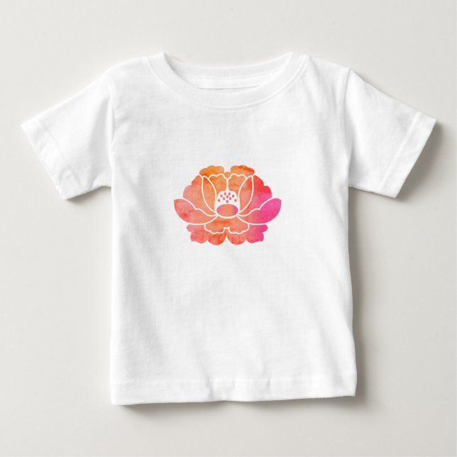 pionblomma t shirt (Framsida)