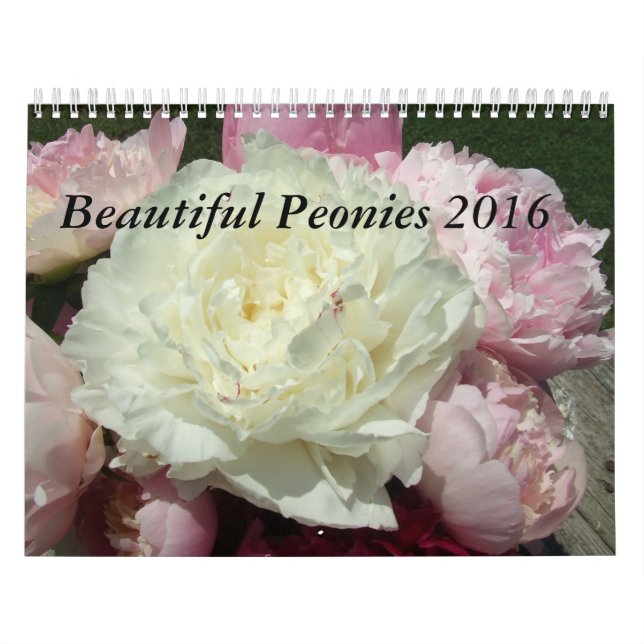 Pionblommakalender 2015 kalender (Omslag)