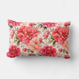 Pionblommor Kudde