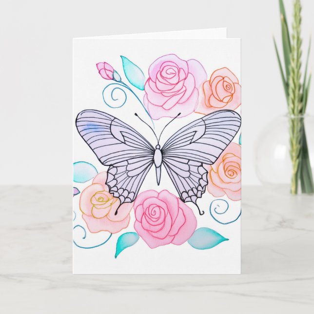 Pionblommor Meddelande (Framsida)