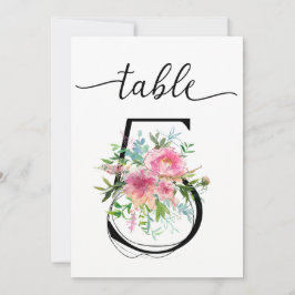 Pionbord 5 Bordnummer Inbjudningar