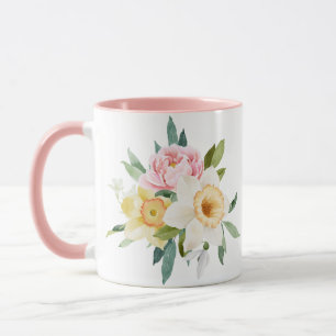 Pionbukett Mugg