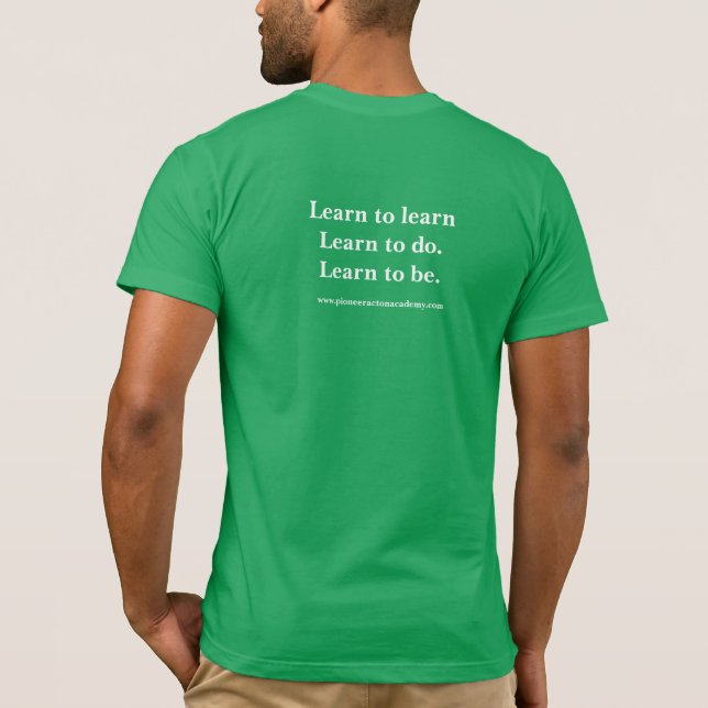 Pioneer Acton Academy Vuxen T-Shirt (Baksida)