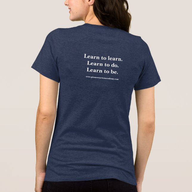 Pioneer Acton Academy Women's T-Shirt (Baksida)