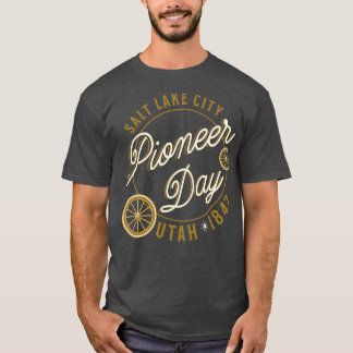 Pioneer Day Salt Sjö City Utah 1847 T Shirt