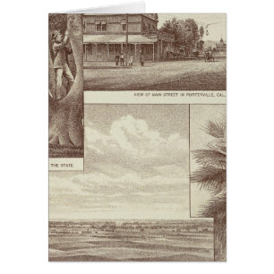 Pioneer Land Co., Porterville Hälsningskort