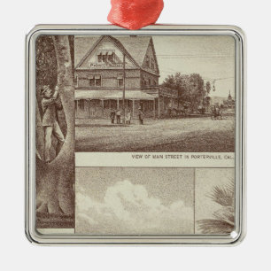 Pioneer Land Co., Porterville Julgransprydnad Metall