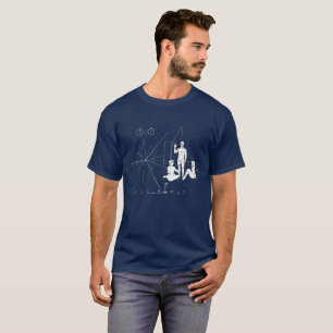 Pioneer plaque lustiga parodi för stygga människ t shirt