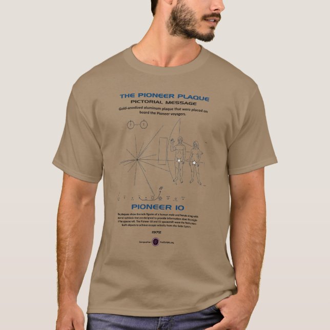 Pioneer Plaque T Shirt (Framsida)
