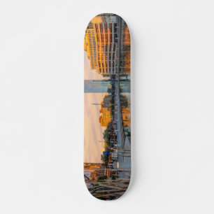 Pioneer Plaza-dammen på morgonen Mini Skateboard Bräda 18,5 Cm