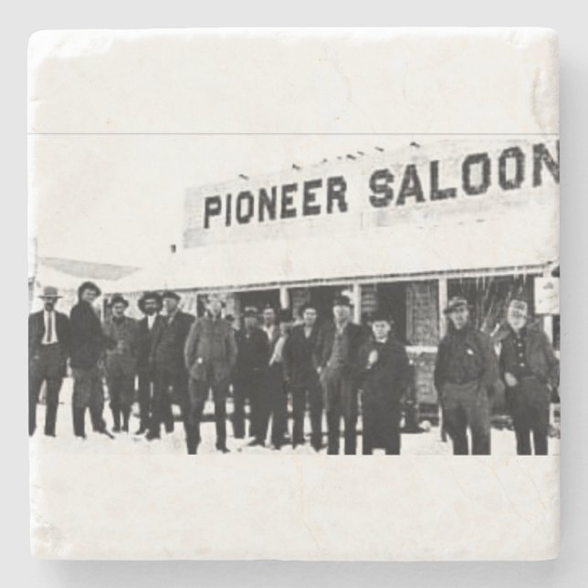 Pioneer Saloon  Stenunderlägg (Framsidan)