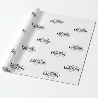 Pioneer Saloon Wrapping Papper Presentpapper