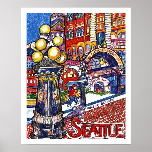 Pioneer Square Poster (Framsidan)