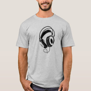 Pioneer stil DJ-hörlurar t-shirt