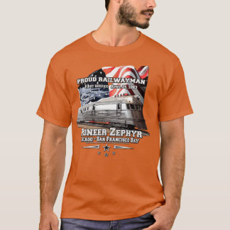 Pioneer Zephyr Americas rationline först Tåg T Shirt