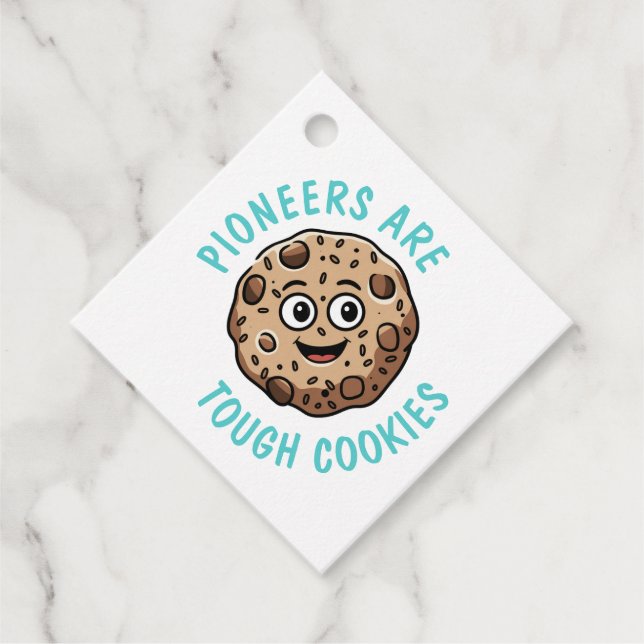 Pioneers är Tuff Cookies | JW Gåvor Etiketter (Framsida)