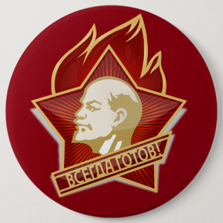 Pioneers Pin Button feat. Lenin Knapp