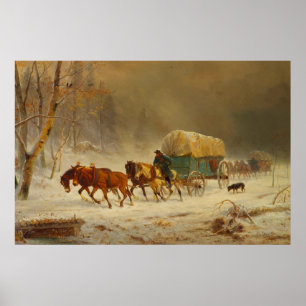 Pioneers som gör att Snö storm går hem Poster