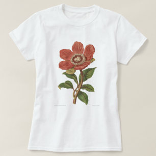 Pionen den botaniska antika victorianen avbildar t shirt
