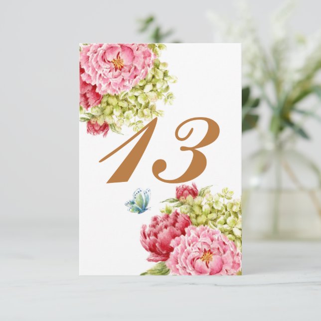 Pioner Hortensia Bordskort Nr 13 OSA Kort (Stående Fram)