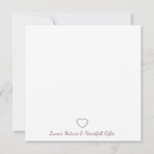 Pionhjärta Tacksamhetsbrev