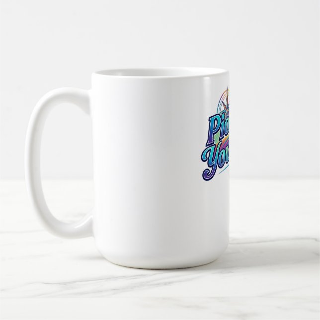 Pionjär din väg T-shirt Kaffemugg (Vänster)