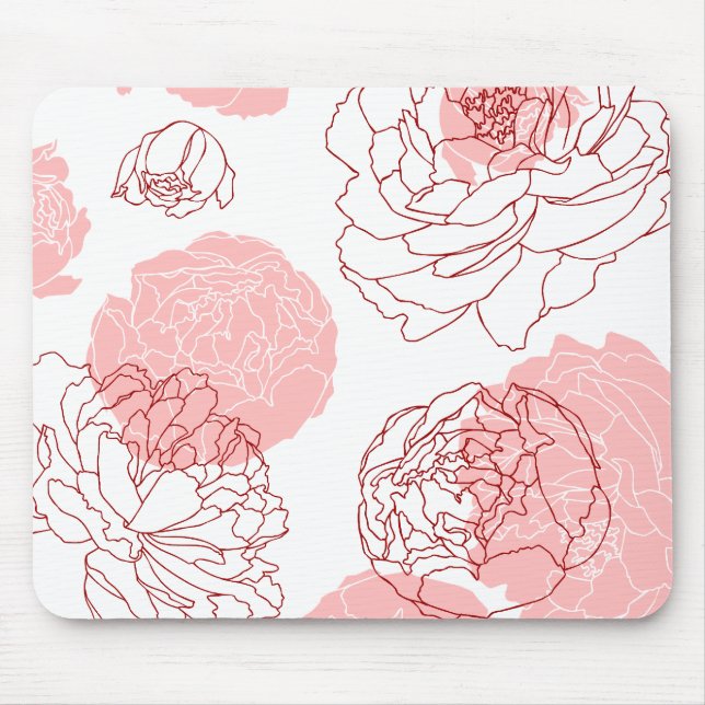 Pionmotiv Mousepad Musmatta (Framsidan)