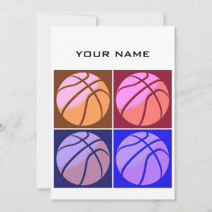PIP Art-basket ditt namn Julkort