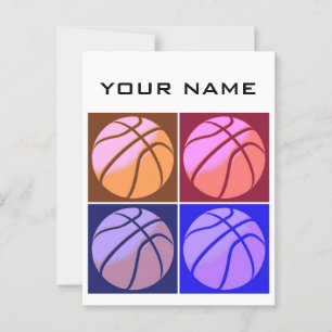 PIP Art-basket ditt namn Vykort