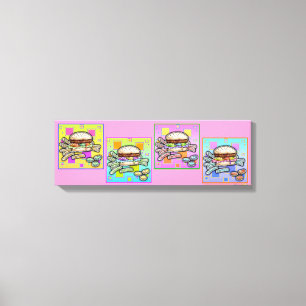 PIP Art HAMBURGER Gallery Wrapped Canvas