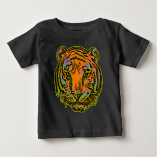 PIP Art TIGER HEAD + backgr. & idéer Tee Shirt
