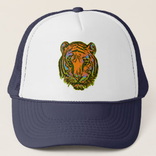 PIP Art TIGER HEAD + backgr. & idéer Truckerkeps
