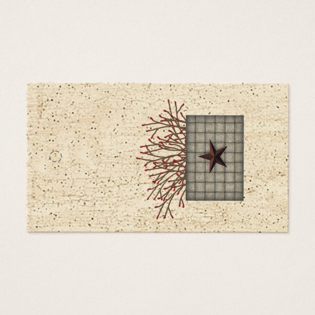 Pip Berry Basket hängMärkre Visitkort (Framsidan)