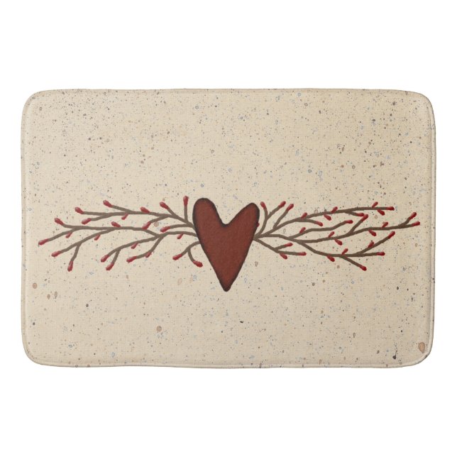 Pip Berry Heart Bath Mat Badrumsmatta (Framsidan)