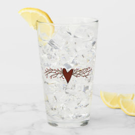 Pip Berry Heart Drinking Glass Glaskopp