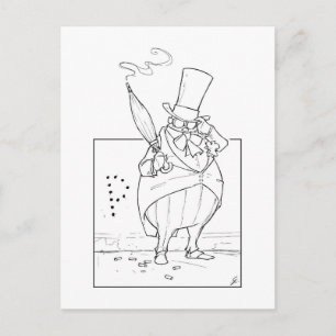 Pip Penguin Vykort
