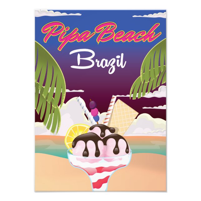 Pipa Beach Brazil Vacation poster (Framsidan)