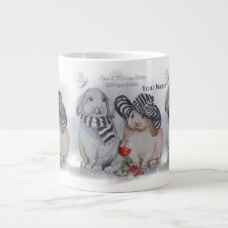 "Pipa & Marlow" Boganhues Print Jumbo Mugg