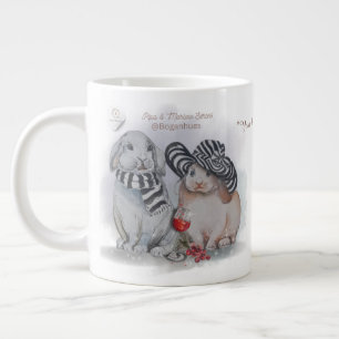 "Pipa & Marlow" Boganhues Tryck Jumbo Mugg
