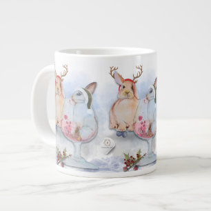 "Pipa & Marlow-serien" Boganhues tryck Jumbo Mugg