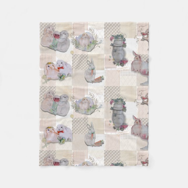 Pipa & Marlow Theme Baby Fleece Blanket (Framsidan)