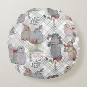 Pipa och Marlow Theme Soft Rund Kudde