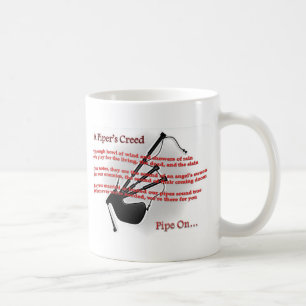 Pipblåsare bekännelse kaffemugg
