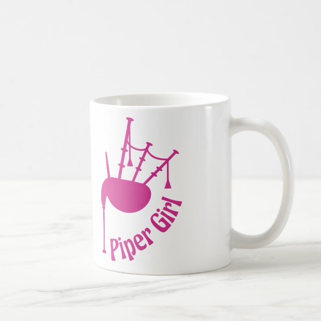 Pipblåsareflickamugg Kaffemugg (Höger)