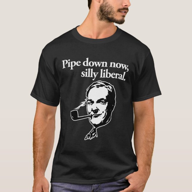 Pipe besegrar nu, den enfaldiga frisinnade T-tröja Tee Shirt (Framsida)