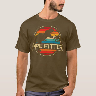 Pipe Fitter Dinosaur T Shirt