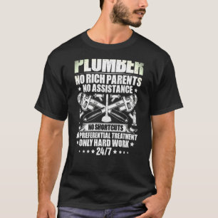 Pipe Fitter-rörmokare för hårt arbete T Shirt