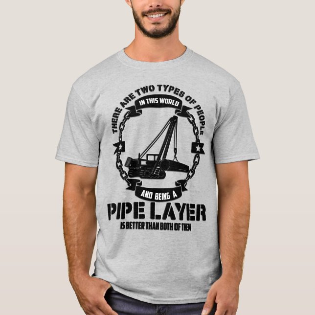 Pipe Lagrar T Shirt (Framsida)