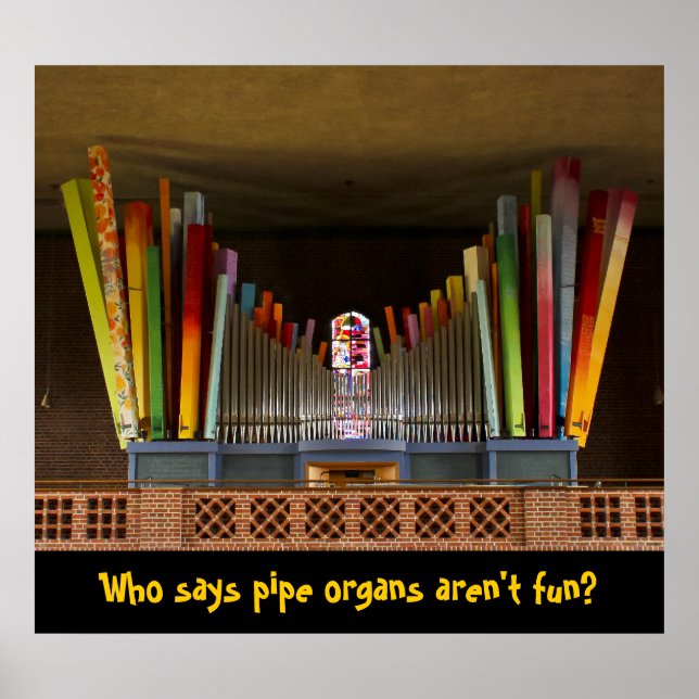 Pipe-organ är roligt poster (Framsidan)
