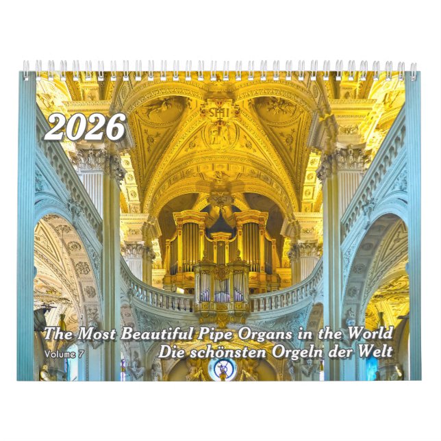 Pipe Organ Calendar 2026 Kalender (Omslag)